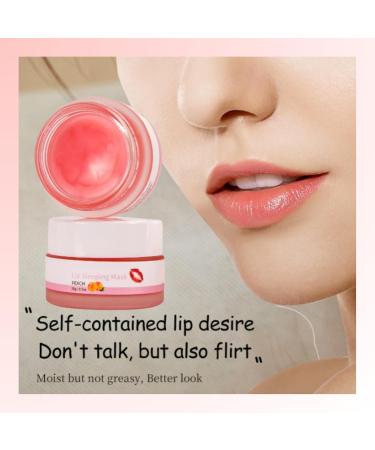 Moisturizing Lip Masks - Sleeping Lip Mask Overnight - Lip Care Lip Repair - Hydrating Lip Balm - Peach Lip Moisturizer for Lip Repair - Long-Lasting Moisturization - Buy Online on GoSupps.com