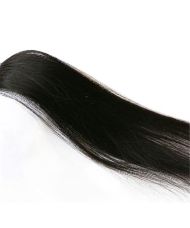 Remeehi Clip-In Wavy Hairpiece with Bangs - 30.5 cm Black | Natural & Real Length | International Shipping - Buy Online on GoSupps.com