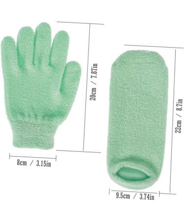 MAGICLULU 2 Pairs Gel Foot Gloves Hand Treatment Gloves Girls Sports Bras Hand Softening Gloves Glass Moisturizing Glove Socks Whiten Gloves Man Foot Patch Care - Buy Online on GoSupps.com