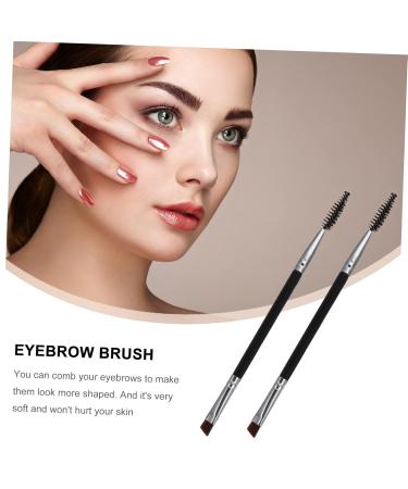 Didiseaon 12 Pcs Dual-Ended Angled Makeup Brush Set - Eyebrow & Mascara Brushes for Flawless Application - International Shipping Available - Buy Online on GoSupps.com