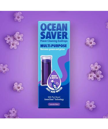 OceanSaver Lavender Eco Drop Refill - All Purpose Cleaner 5 Pack | Eco-Friendly, Multi-Surface Cleaning Product - Buy Online on GoSupps.com