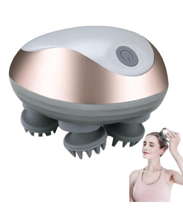 Head massager electrically head massage electrical IPX7 waterproof wireless head massager with 4 massage heads and 3 massage modes scalp massage device for relaxation for full body massage - Buy Online on GoSupps.com