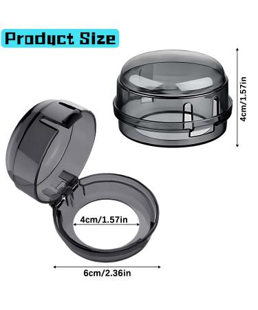 6 Pack Gas Stove Button Covers | Child Safety Oven Lock | Transparent & Black Button Protection - Buy Online on GoSupps.com