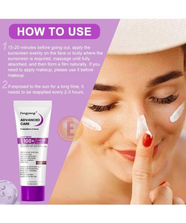 Fengyang Sun screen SPF 100 sunscreen and antiageing sunscreen moisture input in particular for all skin types - Buy Online on GoSupps.com