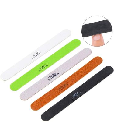 5Pcs Thick Nail Files Artificial Nail Tips File 240/240 Disposable Cuticle Remover Nail Art Styling Tool Beauty Ultrathin Double-sided Nail Art Pedicure Tools - Buy Online on GoSupps.com