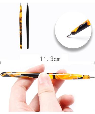 Magnetic Nail Art Tool Set - 15PCS Double Head Flower Design Magnet Pens & Strong Stick for Cat Eye Gel Polish - Ideal for DIY Nail Art Studio or Home Use - Buy Online on GoSupps.com