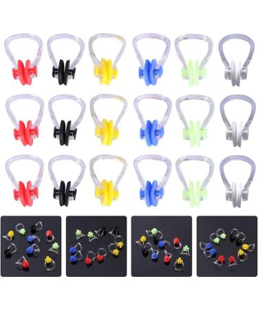 Diving Silicone Nose Clips 20pcs for Adults & Kids - Surfing & Swimming Nose Plugs - Mixed Color Outdoor Scuba Accessories - Buy Online on GoSupps.com
