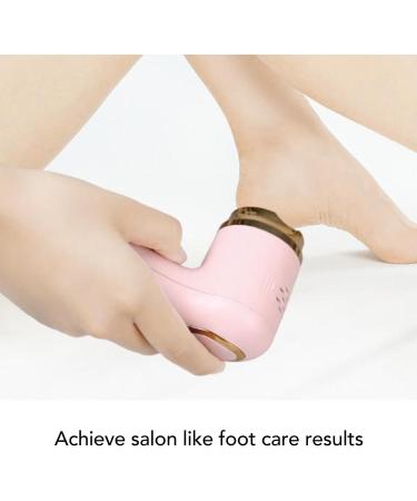 Rechargeable Electric Foot Callus Remover Foot File Foot Scrubber with 2 Speeds 2 Abrasive Heads Dust Suction Long Lasting Battery for Salon-like Foot Care - Buy Online on GoSupps.com