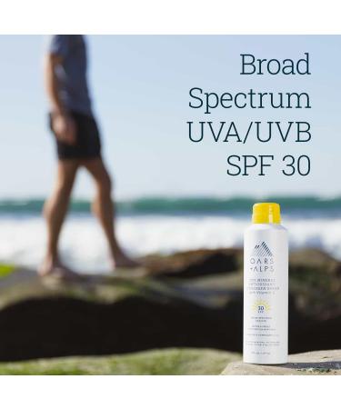 Oars + Alps Mineral SPF 30 Sunscreen Spray - Water & Sweat Resistant Vitamin E & Antioxidants Fragrance-Free 6 Oz - International Shipping Available - Buy Online on GoSupps.com