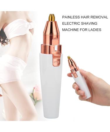 Buy 2-in-1 Facial Hair Remover for Women | Rechargeable Eyebrow Trimmer & Painless Hair Removal with LED Light - International Shipping Available - Buy Online on GoSupps.com