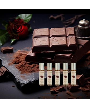 KtafaEDP Perfume Men's Luxury Perfume Gift Set Chocolate Perfume Luxury Set (5x 0.34 fl. oz.) lrresistable ChocolateScent | Masculine Woody Citrusy Aromatic perfumes for men - Buy Online on GoSupps.com