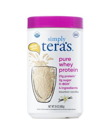 teraswhey Simply Pure Whey Protein, Bourbon Vanilla, 24 Oz