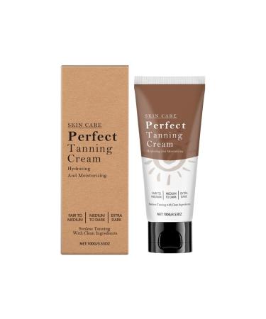 Intensive tanning gel 100 g natural tanning cream with moisture care moisturizing bronzing care for outdoor activities sunbathing and solarium