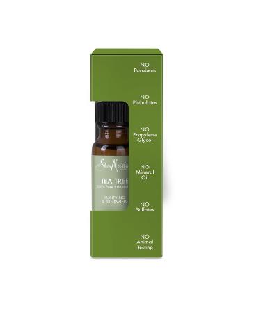 SheaMoisture Tea Tree Essential Oil - 0.45 Fl Oz | Pure, Organic & Therapeutic Grade - Buy Online on GoSupps.com