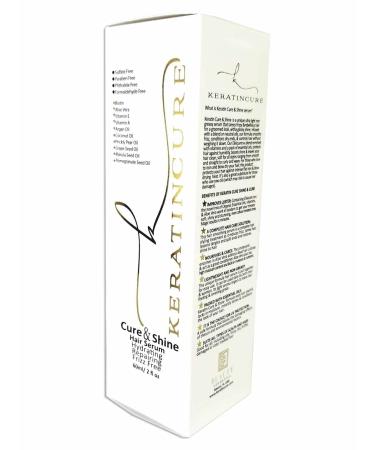 Keratin Cure Shine Hair Serum | Anti-Frizz & Damage Protection | Smooth Silk Hair | 4 oz - Buy Online on GoSupps.com