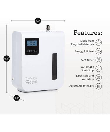 Magic Scent Atomizing Essential Oil Diffuser - Aromatherapy Machine for Business & Home Fragrance | Cold-Air Technology | Large Area Room Scent Diffuser up to 1000 sq. ft - Buy Online on GoSupps.com