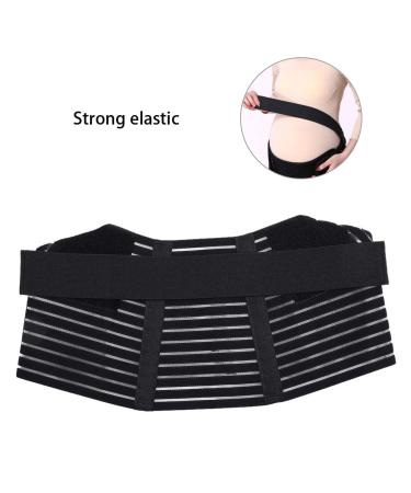 ZJchao Maternity Girdle - Breathable Belly Band & Back Support Belt - Adjustable XXL Black Mesh for Pregnant Women - Buy Online on GoSupps.com