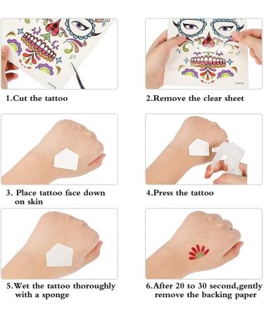 Halloween Witch face stickers Temporary Tattoos Spider Tattoos Spider Web Spider Net Tattoos - Face Shoulder Arm Back Tattoos Stickers-Halloween Costume Apparel Cosplay Accessories Party Favor Supplies - Buy Online on GoSupps.com