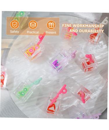 TEHAUX 30 Pcs Fruit Tea Pendant Resin Keychain Bulk Earrings Mini Fruit Tea Charm Key Chain Food Play - Buy Online on GoSupps.com