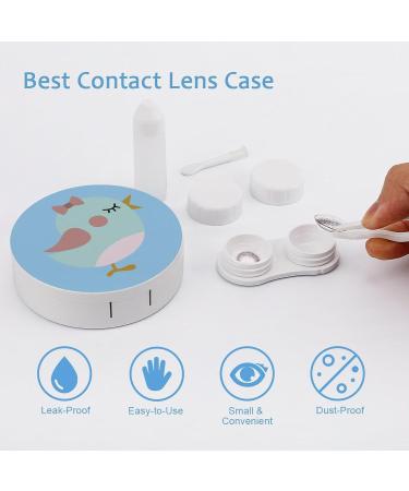 Little Birdie Contact Lens Travel Kit | Portable Cute Box with Mirror for Daily Use - Perfect for Outdoor Adventures - Buy Online on GoSupps.com