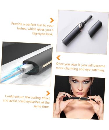 POPETPOP Heating Eyelash Curler 1 Set Electric Eyelash Instrument Electric Heated Eyelash Curlers Power Lash Lady Eyelash Heater Bibs Electric Eyelash Curler Curly Eyelash Brush Miss 14.3X2.3cm - Buy Online on GoSupps.com