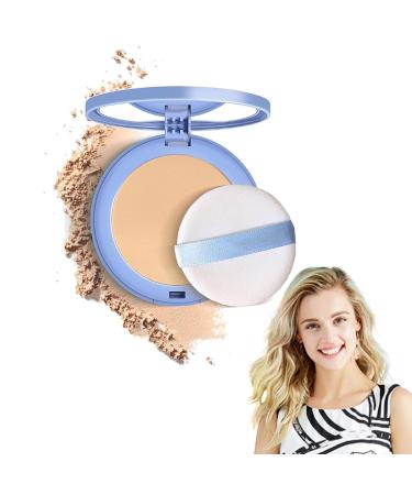 2024 Newest Matte Perfection Pressed Powder GAGK Pressed Powder Oil Control Face Pressed Powder GAGK Face Powder Setting Powder Makeup Waterproof Long Lasting Finishing Powder (01 CLASSIC IVORY 2) 01 Classic Ivory 2