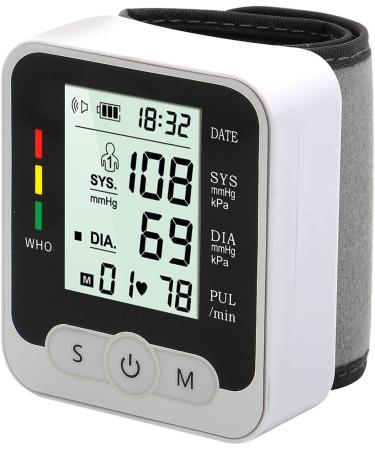 Professional Blood Pressure Monitor - Large LCD Wrist Device for Home Use | Accurate Digital Blood Pressure Meter - Buy Online on GoSupps.com