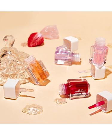 Hydrating Lip Glow Oil - Fruit Flavoured Moisturizing Gloss - Long Lasting Nourishing Shine - 4 Colors - Buy Online on GoSupps.com