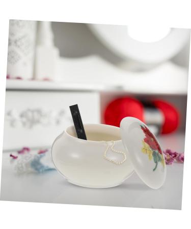 UTHCLO 1pc Porcelain Jar Lip Balm Jar Empty Lotion Jars Mini Cosmetic Container Ceramic Tea Canister Porcelain Tea Tin Powder Makeup Cosmetic Jar Ceramics Cosmetic Box Travel Red Vintage - Buy Online on GoSupps.com