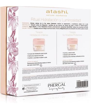 atashi | Gift Set | Intensive Moisturizing Therapy + Anti-Fatigue Illuminating Cream | 50ml + 50ml - Buy Online on GoSupps.com