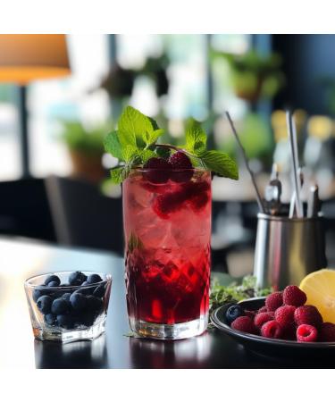 Smoke etee Berries | Fresh Raspberry & Blueberry Iced Tea | 24x330ml Cans | Refreshing Soft Drink & Ideal Thirst Quencher - Buy Online on GoSupps.com