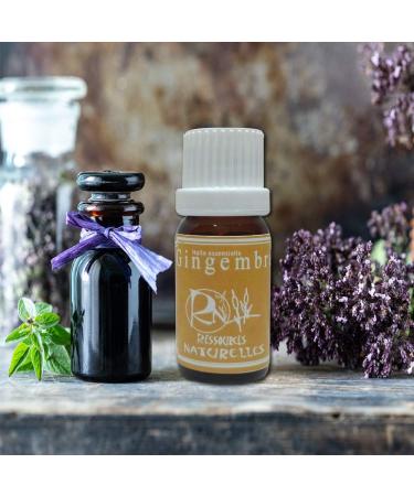Ressources Naturelles Organic Ginger Essential Oil - 10 ml | Pure & Natural Essential Oils for Aromatherapy & Wellness - Buy Online on GoSupps.com