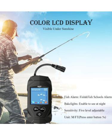 LUCKY Portable Marine Fish Finder - Sonar Depth Gauge Display for Kayaks & Boats - FL068 - Buy Online on GoSupps.com