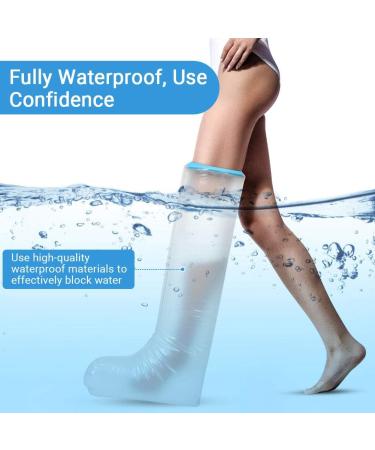 Doact Waterproof Shower Protection Plaster Cover for Leg | 78 cm Bone Cast Shower Guard | Bath & Shower Safety | 1 Pack - Buy Online on GoSupps.com