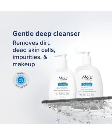 Cleansing Lotion | Face & Body Cleanser | For Sensitive Skin | With Aloe Vera & Pro-Vitamin B5 | pH 5.6 | Soap Paraben & Sulphate Free - 200ml - Buy Online on GoSupps.com
