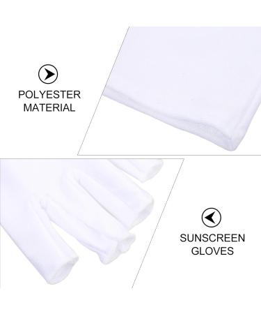 Minkissy UV Nail Lamp Gloves | Manicure Protection & Gel Nail Care | White UV Protection Gloves for Gel Nail Lamp - Buy Online on GoSupps.com