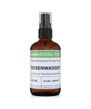 wesentlich. Rose water 100 ml - For the manufacture of cosmetic products - de wesentlich.