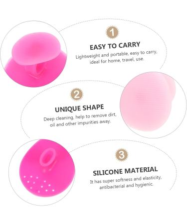 Beaupretty Cleanser Silicone Cleansing face Cleanser for Women Silicone face Washer Manual Facial Silicone face Scrubber for Women Face Cleansing Parts Household Silica Gel Miss face Brush - Buy Online on GoSupps.com