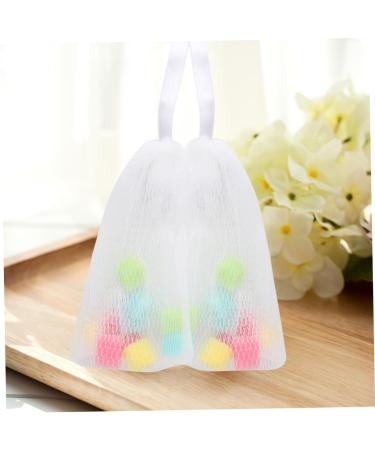 FRCOLOR 5pcs Mesh Soap Bags | Travel Soap Holder & Saver | Cellophane Pouch for Shower & Cleaning | 8x24cm - Buy Online on GoSupps.com
