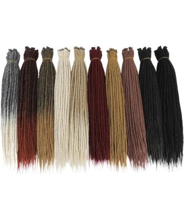 5 Strands Dreadlock Extensions Handmade Crochet Hair Synthetic 24 Inches Dread Extension Crochet Braids For Women Dreadlocks Hair(Bug) 24inches Bug - Buy Online on GoSupps.com