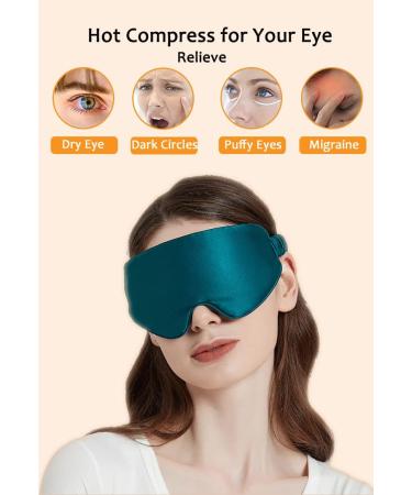 Heated Eye Mask - USB Electric Eye Heating Pad with Temperature & Timer Control | Warm Compression for Dry Eye, Dark Circles, MGD, Puffy Eyes - Sleep Aid and Therapeutic Treatment - Buy Online on GoSupps.com