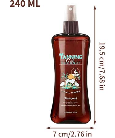 Self-Tanning Lotion | 240ml Travel Size | Long-Lasting Natural Moisturizing Body Cream - for Tanning at the Beach Pool Outdoors Holidays Resorts Summer Travel and Garden - Buy Online on GoSupps.com