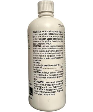 DVL Gentle 1% Iodine Antiseptic Spray - 500mL - Buy Online on GoSupps.com