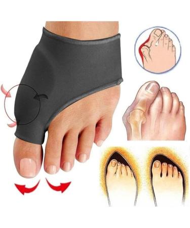 2 Pieces Hallux Valgus Clips - Pain Relief Bunion Corrector Durable Foot Separator (Black Size L) - Buy Online on GoSupps.com