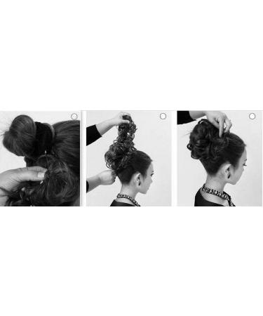 CAISHA XXL Voluminous Curly Messy Bun Updo Hairpiece in Light Blonde #22H613A HW39 - Buy Online on GoSupps.com