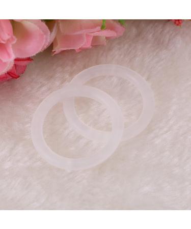Alomejor Baby Pacifier O-Rings - 20pcs Silicone Safe Dummy Clips & Adapter Holder for Babies | Transparent Durable & Secure - Buy Online on GoSupps.com