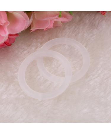 20 Pieces Transparent Silicone Pacifier Chain O-Rings for Infants - Ideal Clips & Holders for Baby Showers & Birthday Gifts - Buy Online on GoSupps.com