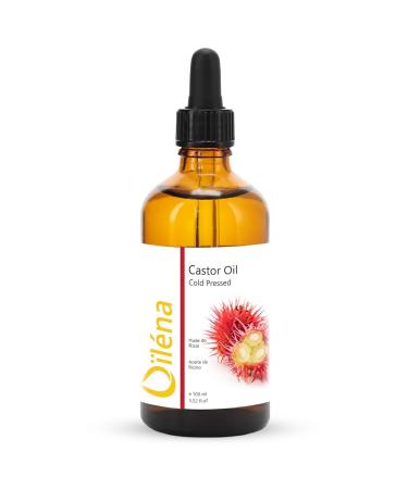 O l na - 100% pure castor oil cold pressed |Beard and hair care |Anti-fold skin care by collagen |Against hair loss |Soothes scalp 100 ml