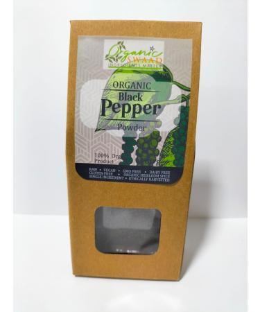 Organic Swaad Organic Black Pepper-Powder 100g - Sri Lanka
