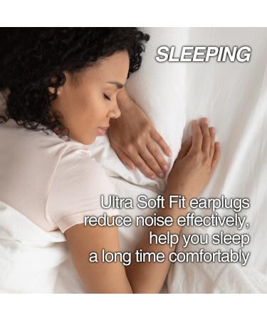 DEX FIT Ultra Comfort Soft Fit Earplugs EP100 - 100 Pairs for Sleeping Noise Reduction Studying Travel & More - Coral - Buy Online on GoSupps.com